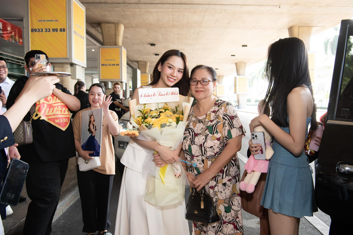 Hoa hậu Mai Phương về nhà sau hành trình dài ngày ở Miss World 2023 Ảnh 7