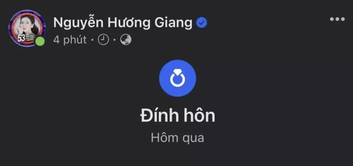 Hương Giang công khai bạn trai kèm trạng thái đã đính hôn Ảnh 2