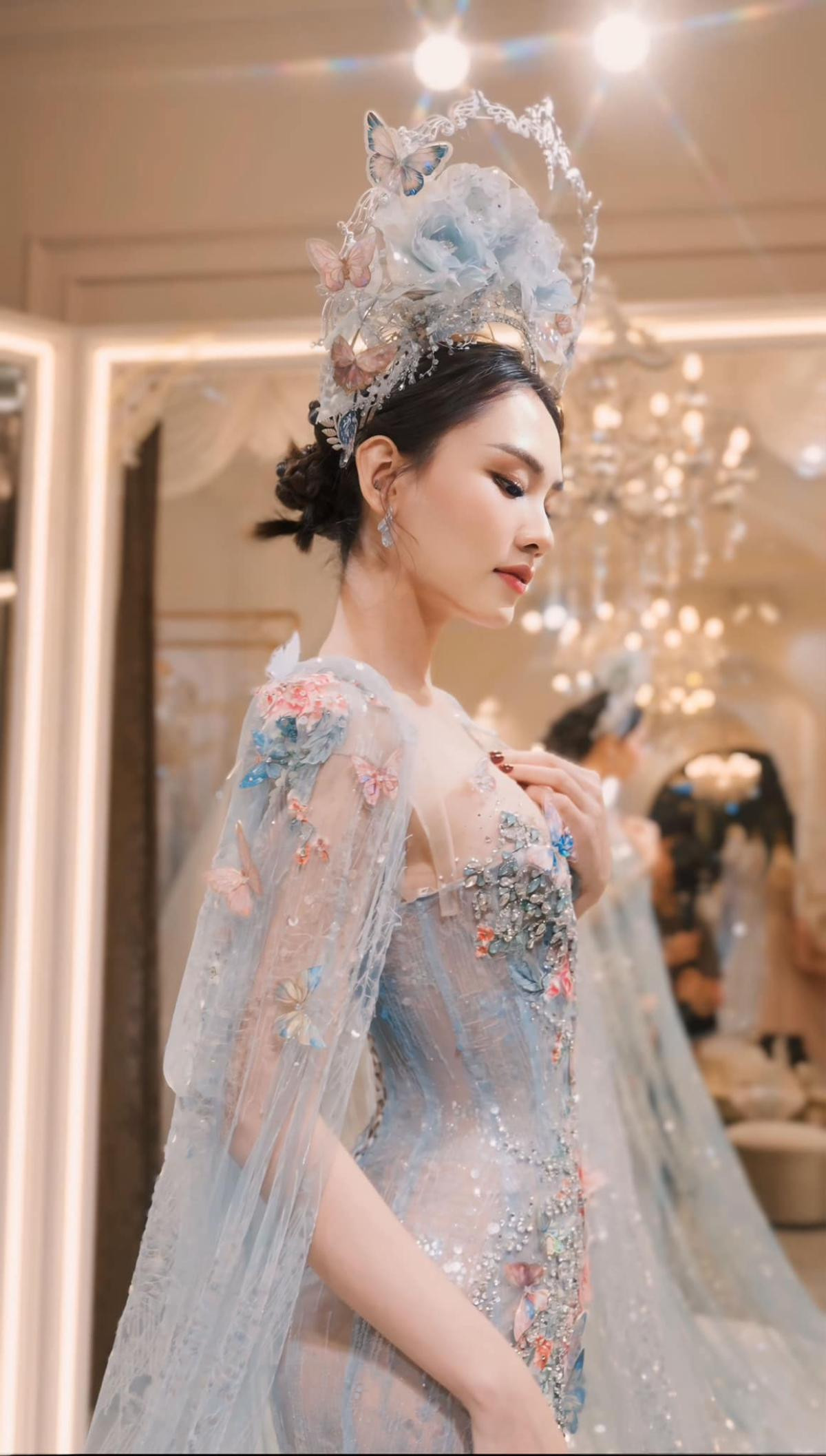 Hoa hậu Mai Phương lộng lẫy trong thiết kế lỡ hẹn Miss World 2023 Ảnh 3