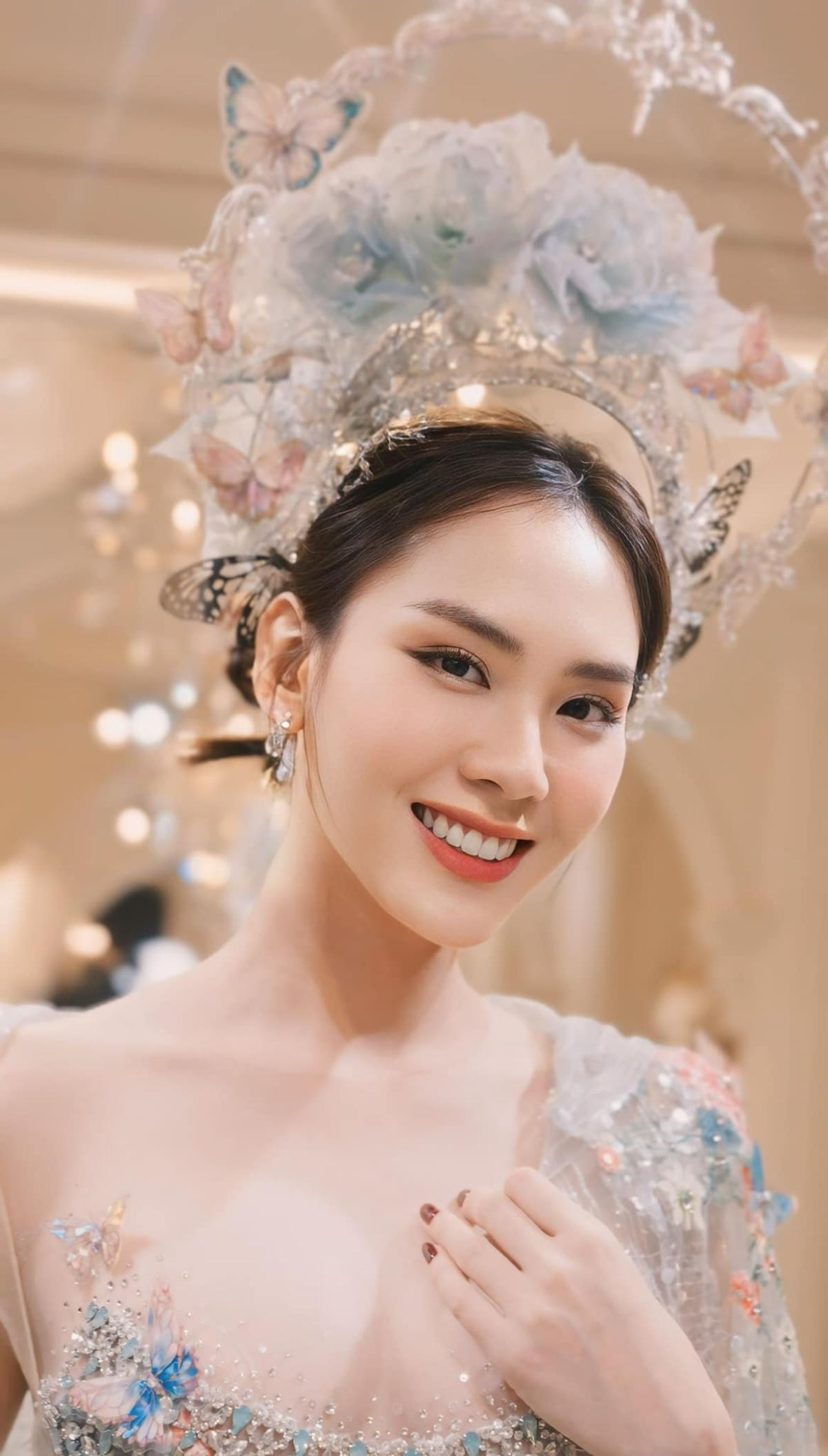 Hoa hậu Mai Phương lộng lẫy trong thiết kế lỡ hẹn Miss World 2023 Ảnh 1