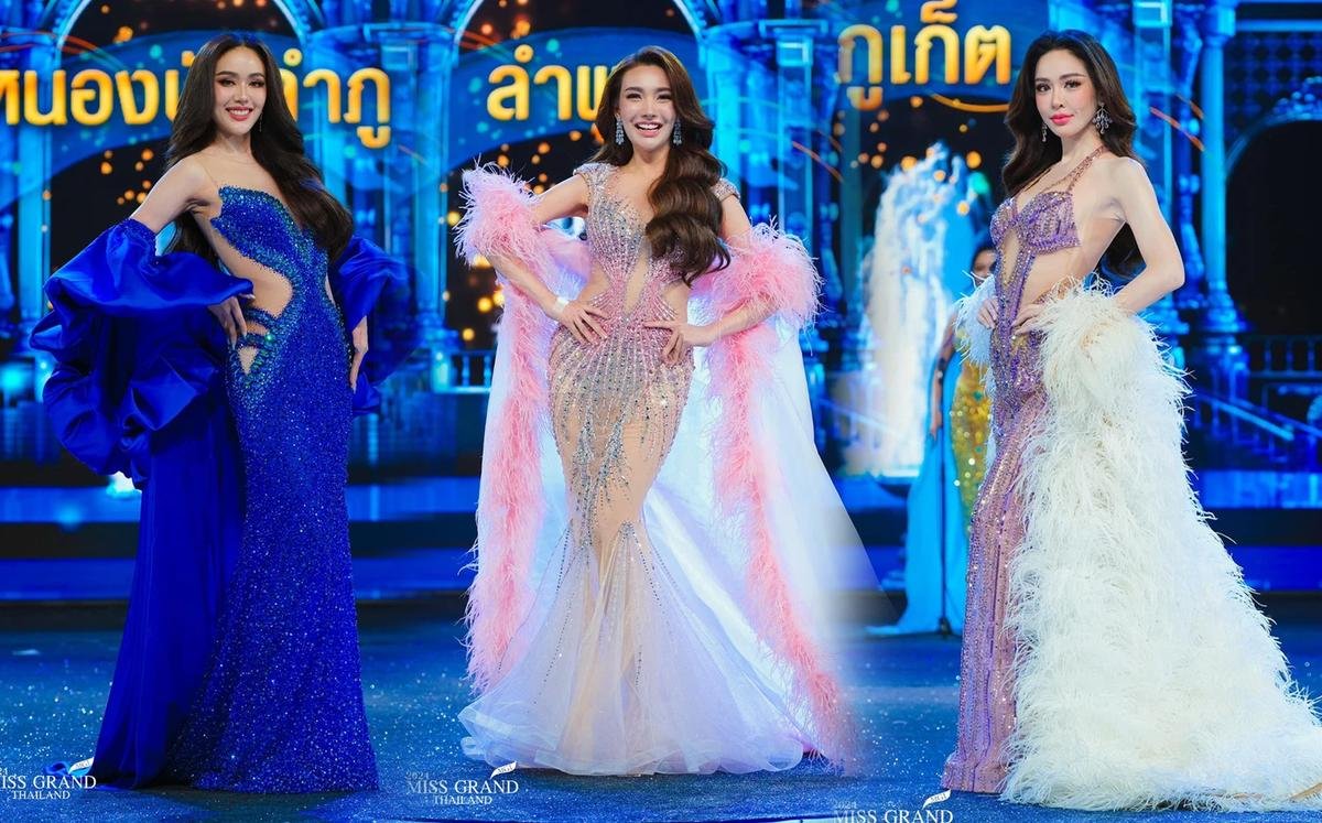 Nhiều thí sinh Miss Grand Thailand diện váy dạ hội táo bạo, lộ nội y gây phản cảm Ảnh 2