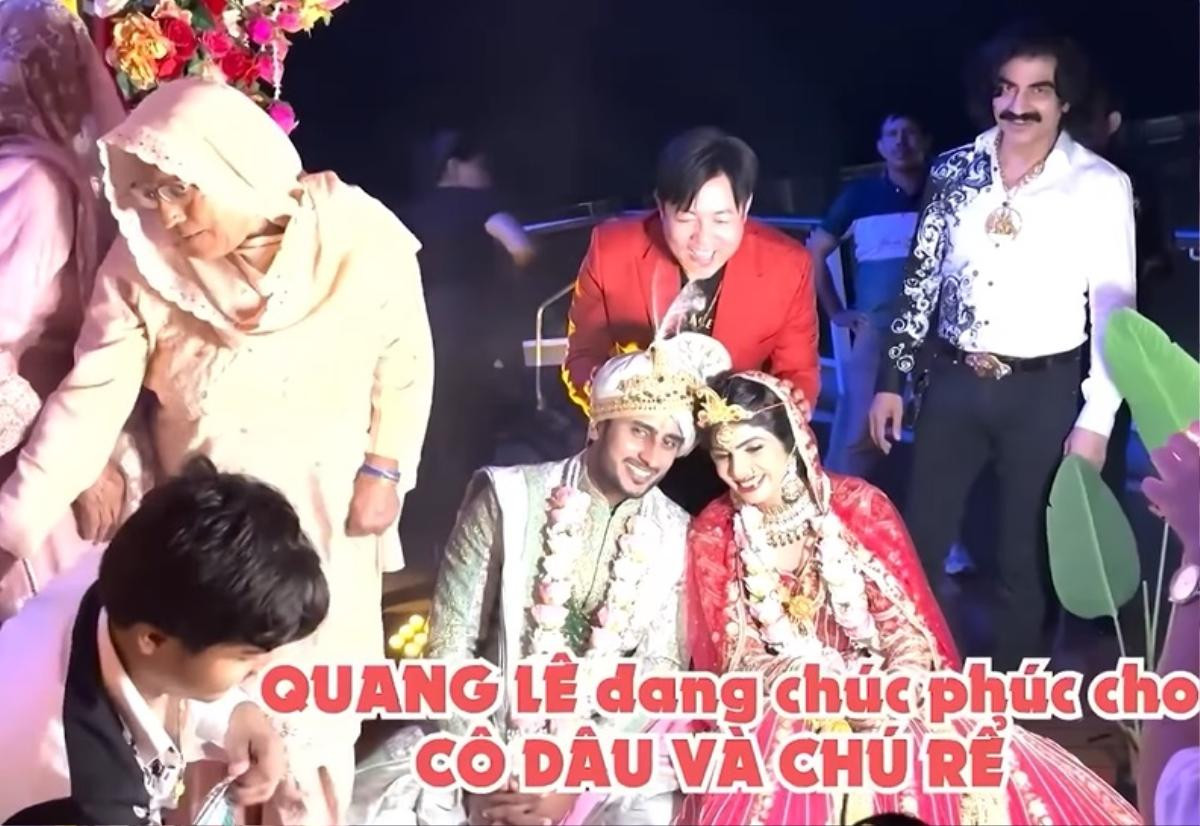 Quang Lê đi đám cưới ở Ấn Độ, chúc phúc nhưng cô dâu chú rể chỉ 'cười trừ' Ảnh 3