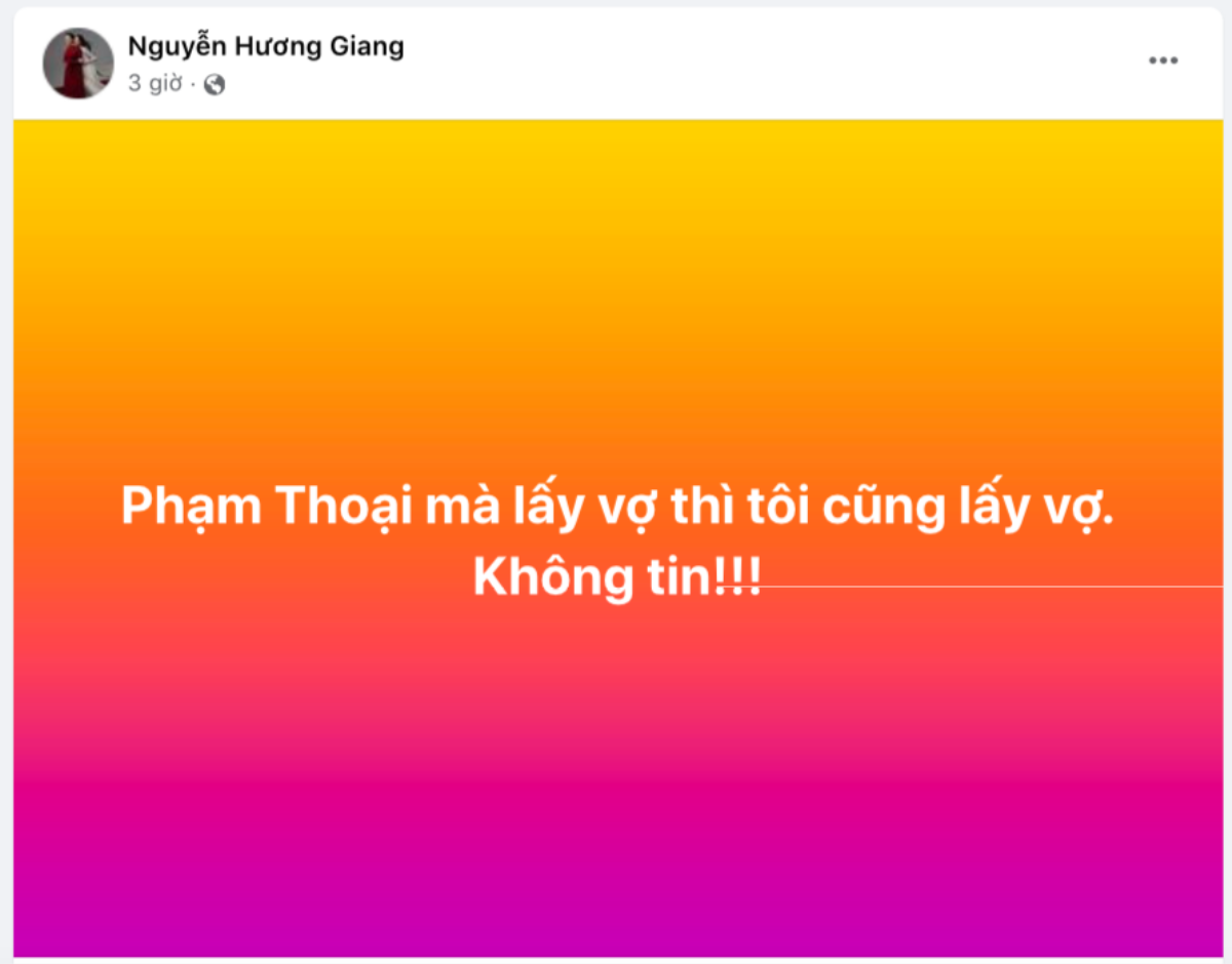 Hương Giang bất ngờ tuyên bố sẽ cưới vợ, chuyện gì đây? Ảnh 2