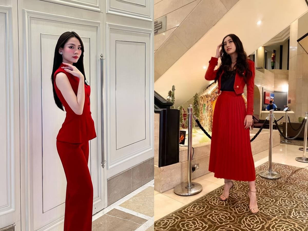 Mai Phương 'xin vía' Lương Thùy Linh tại vòng phỏng vấn kín Miss World 2023 Ảnh 5