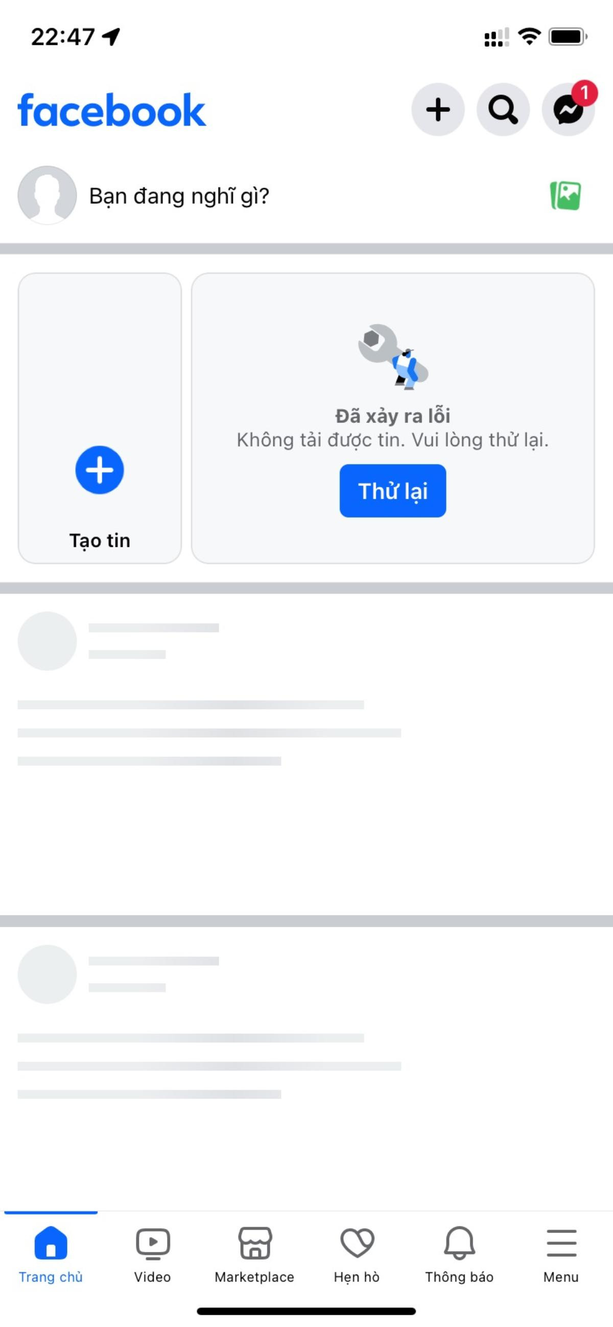 Facebook bị lỗi diện rộng và cú 'quay xe' khiến netizen than thở lúc nửa đêm Ảnh 1