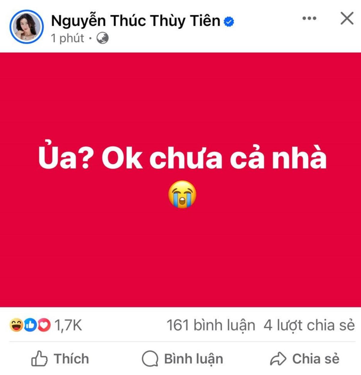 Hoa hậu Thùy Tiên than thở vì Facebook bị lỗi, Quang Linh thật sự là 'hacker' Ảnh 1