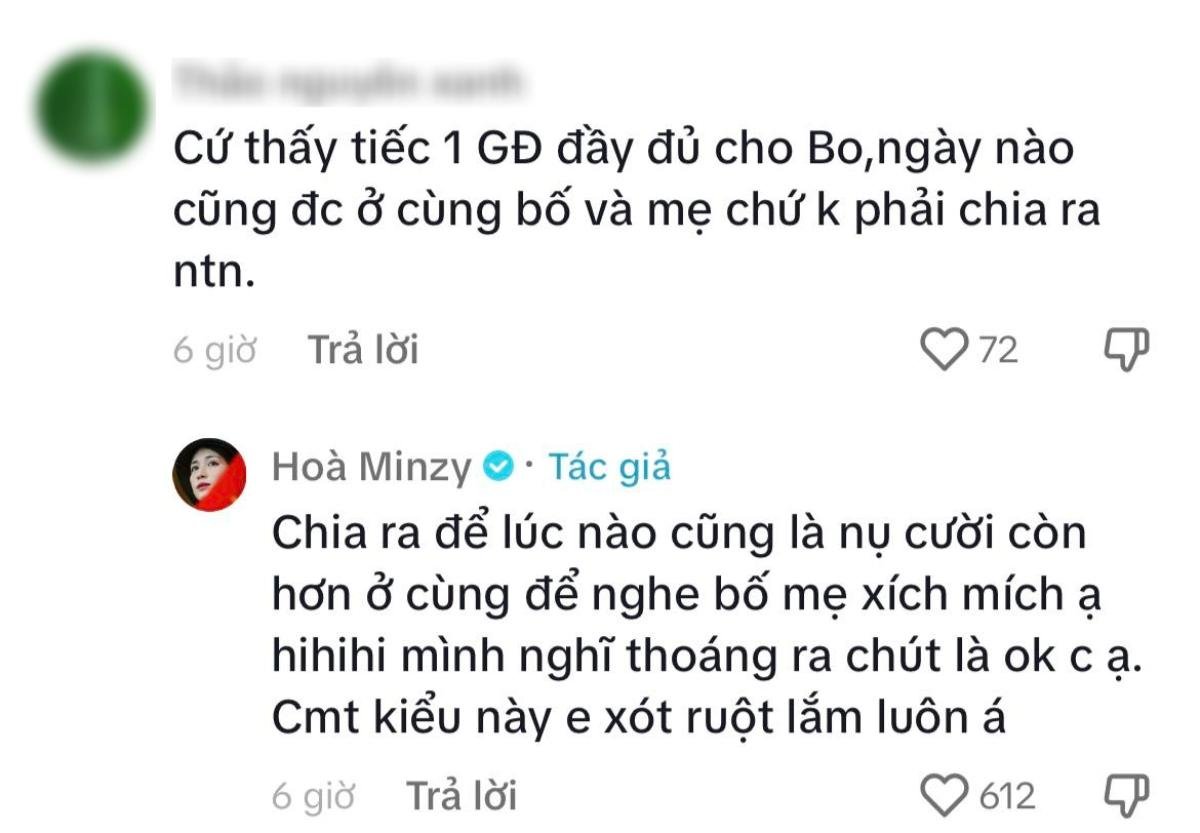 Được netizen khuyên tái hợp với thiếu gia Minh Hải vì con, Hoà Minzy 1 lần nói rõ lý do Ảnh 2