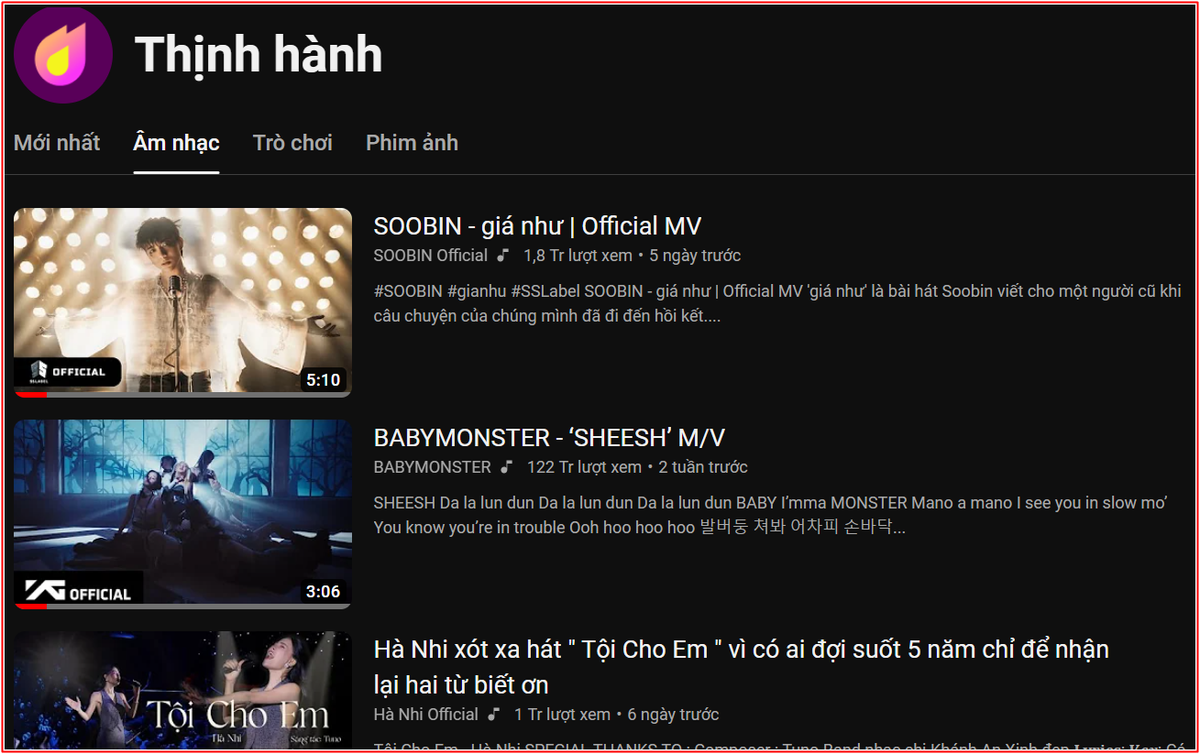 Sơn Tùng bị một nhân vật 'soán ngôi' #1 Trending YouTube Ảnh 3