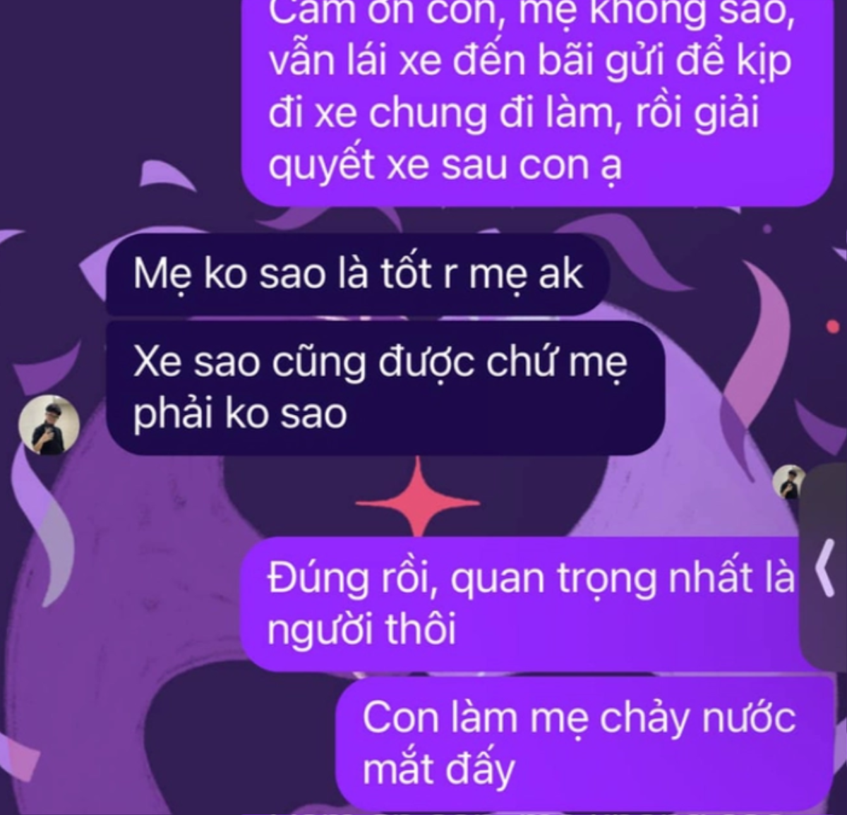 MC Thảo Vân cập nhật sức khoẻ sau tai nạn ô tô, chảy nước mắt trước dòng tin nhắn của con trai Ảnh 3