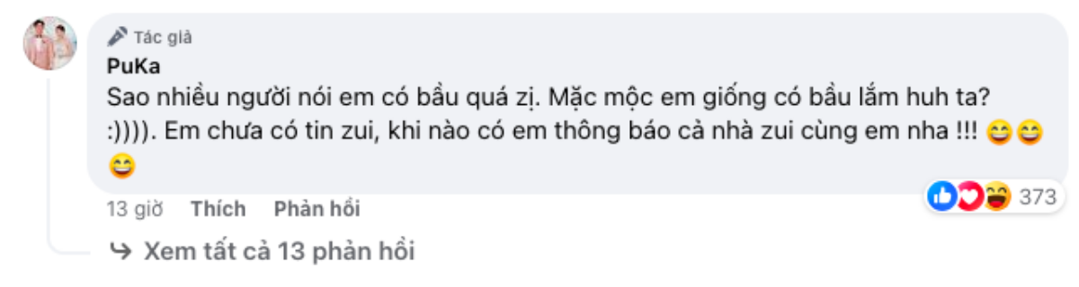 Vướng nghi vấn có 'tin vui' sau 5 tháng kết hôn, Puka phản ứng thế nào? Ảnh 2