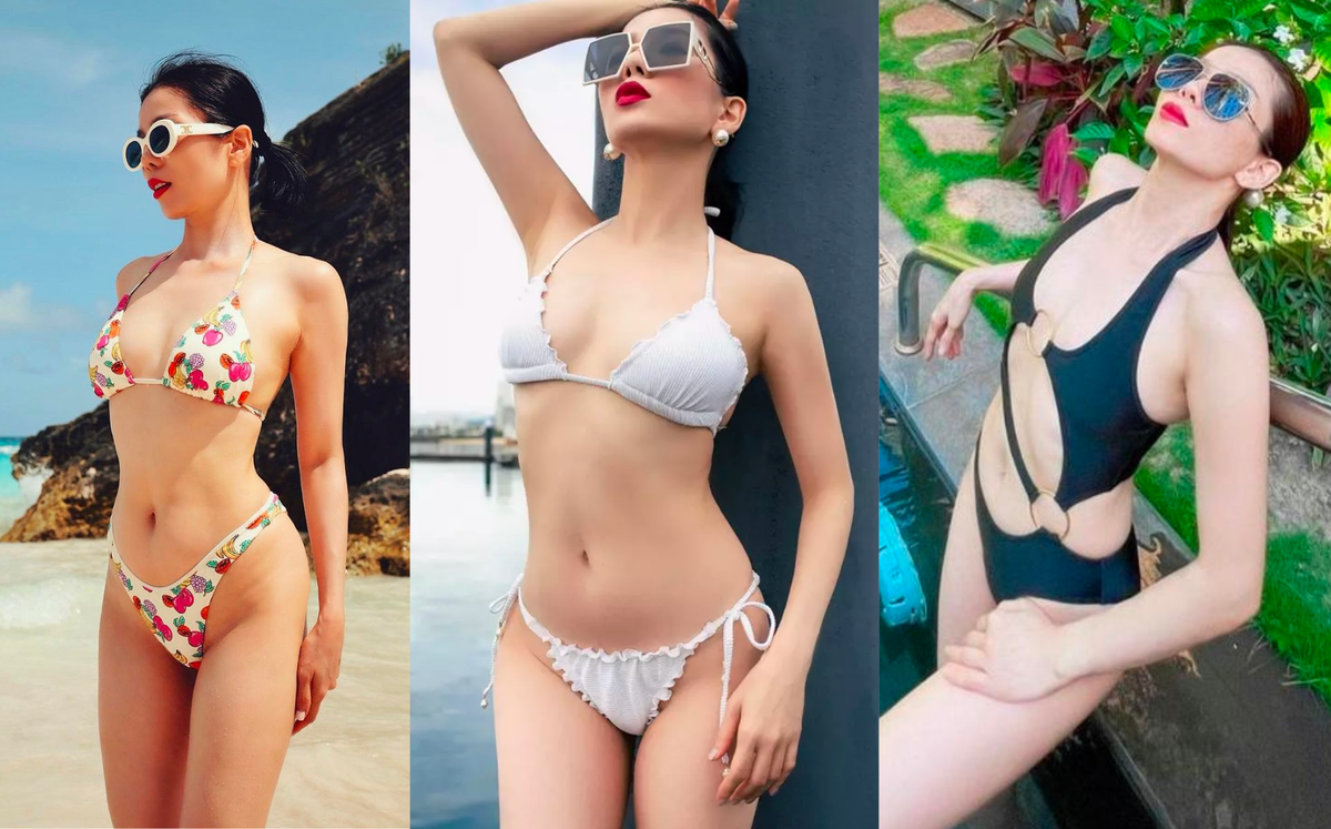 Lệ Quyên gia nhập đường đua bikini ngày hè nhưng 'còn hiền' Ảnh 2