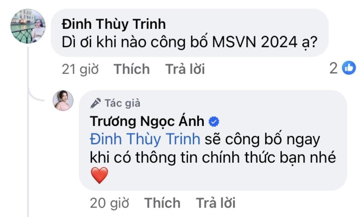 Trương Ngọc Ánh lại hứa hẹn thời điểm công bố đại diện Miss Supranational Vietnam 2024 Ảnh 1