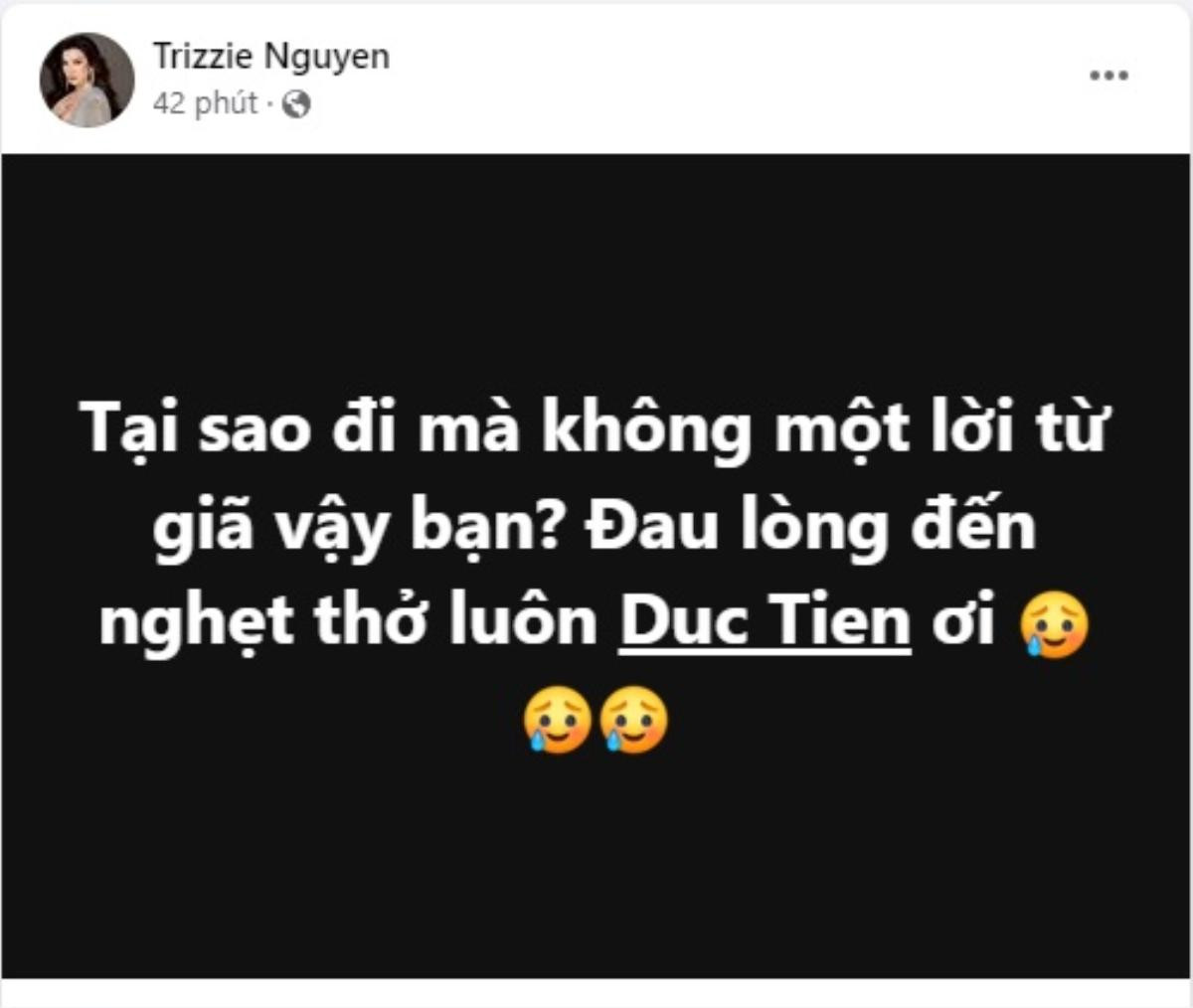 Nghệ sĩ đau buồn khi nghe tin Đức Tiến ra đi đột ngột, tiết lộ nhiều điều đang dang dở Ảnh 1