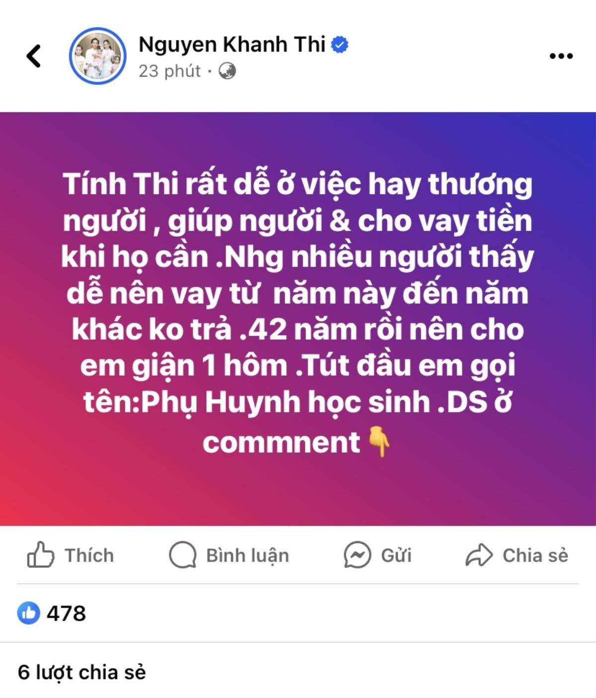 Khánh Thi bị lấy cắp 11 cây vàng, công khai 'bóc' một ca sĩ 'quỵt' nợ 13 năm Ảnh 1