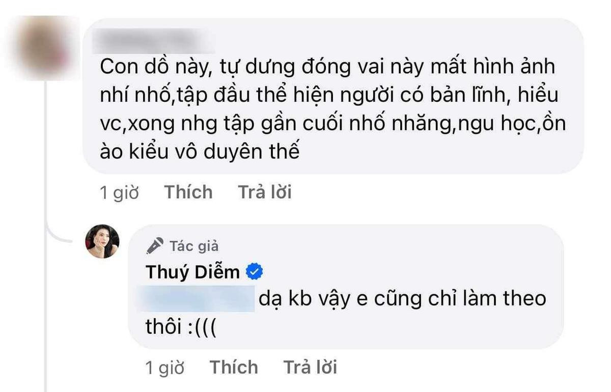 Thuý Diễm có hành động cứu vớt hình tượng nhân vật sau khi bị khán giả tẩy chay Ảnh 3