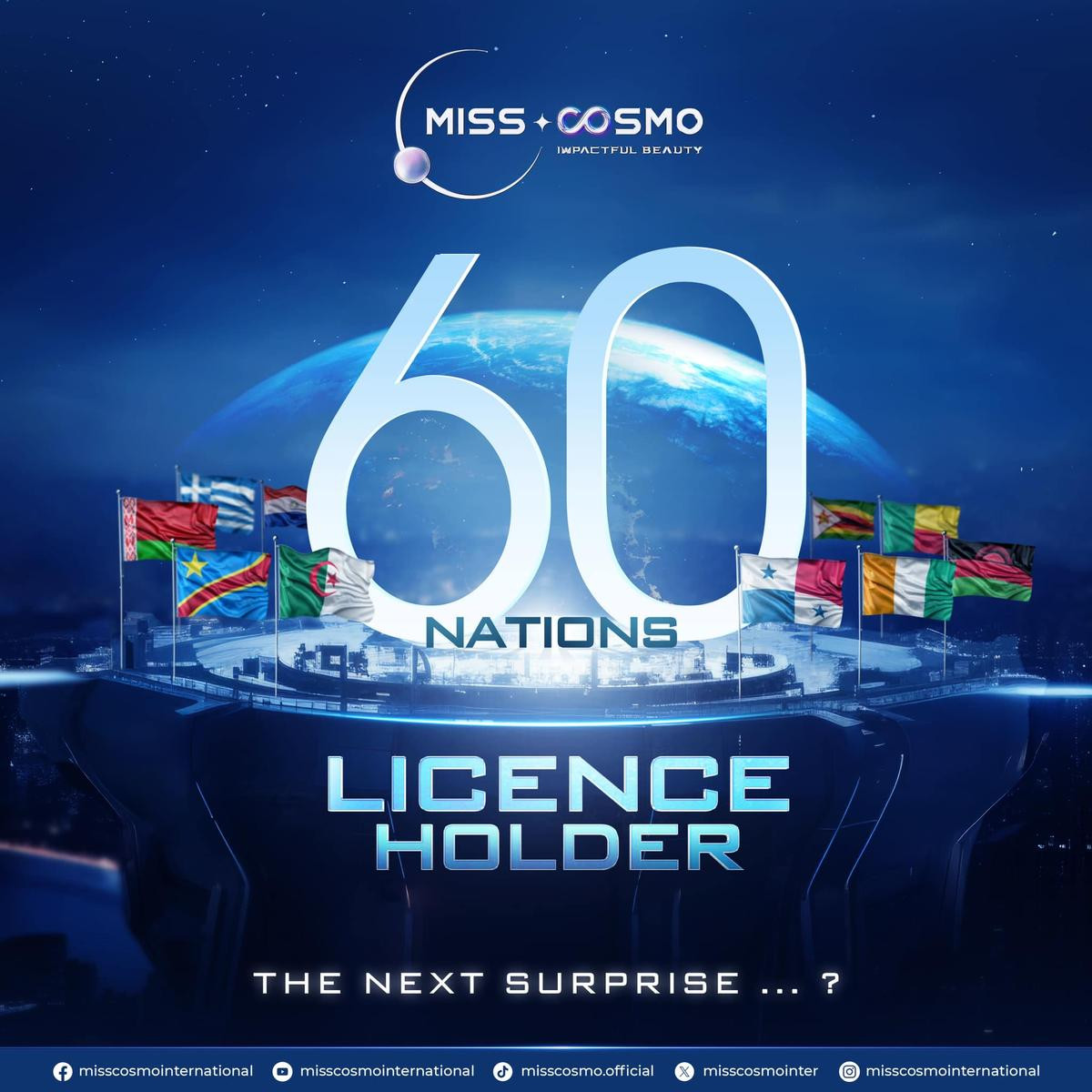 60 quốc gia tham dự Miss Cosmo 2024: 3 đối thủ đầu tiên của Xuân Hạnh lộ diện Ảnh 1