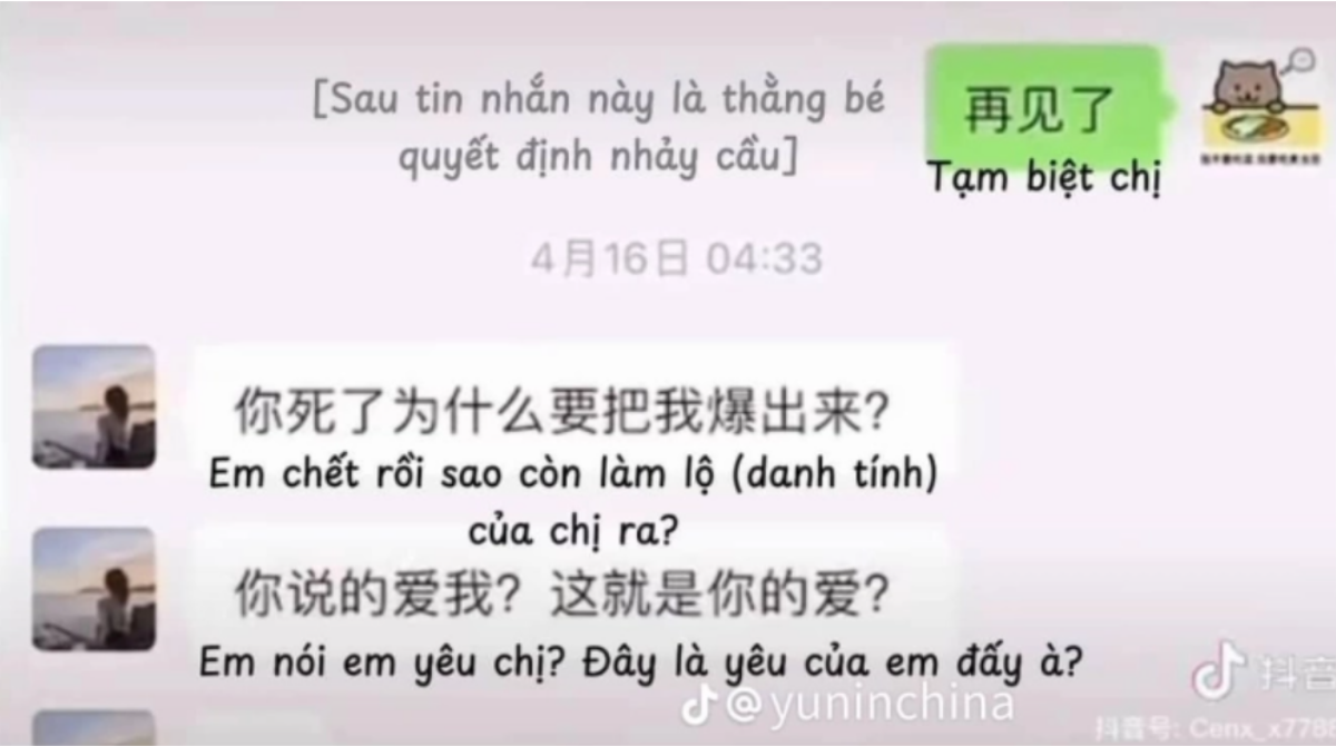 Vụ chàng trai 21 tuổi nhảy cầu tự tử: Bạn gái vẫn trách móc sau khi Mèo Béo mất Ảnh 1