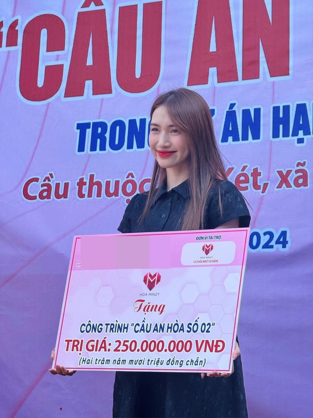 Hòa Minzy trích tiền cát xê đi hát để làm một việc ý nghĩa Ảnh 1