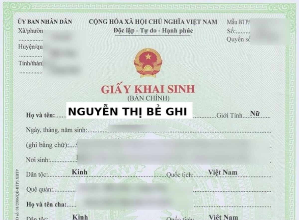 Người phụ nữ có tên chẳng trùng với ai, lấy chồng tên đặc biệt hơn Ảnh 1