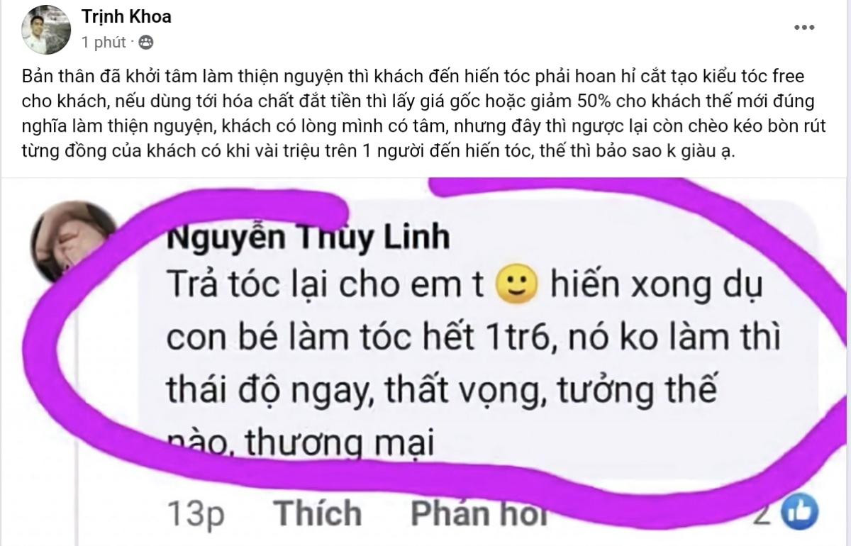 Salon tóc nổi tiếng bị tố 'ăn chặn' tóc hiến cho bệnh nhân ung thư Ảnh 2