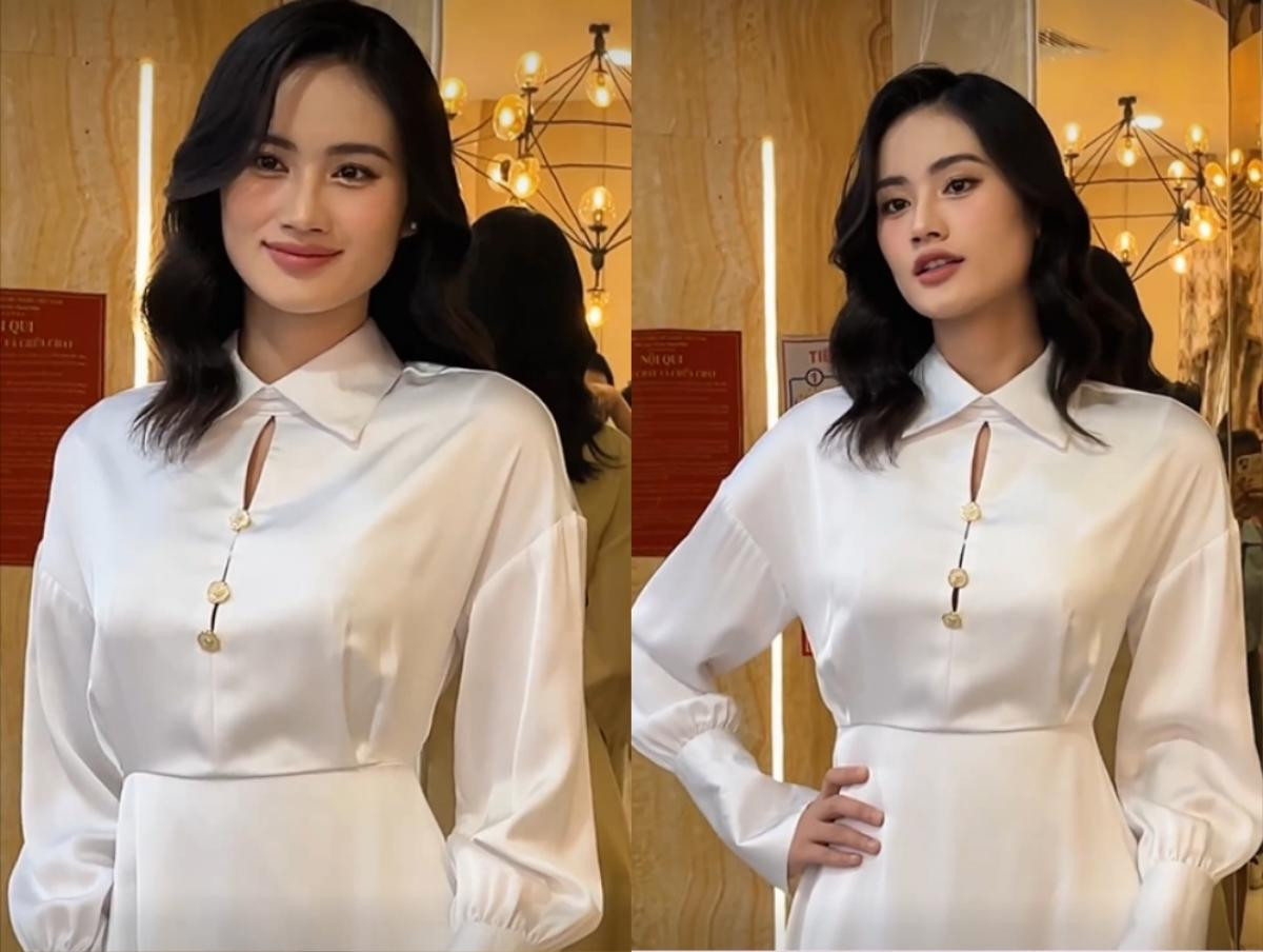 Nhan sắc Hoa hậu Ý Nhi ngày càng tiệm cận tiêu chí Miss World Ảnh 1