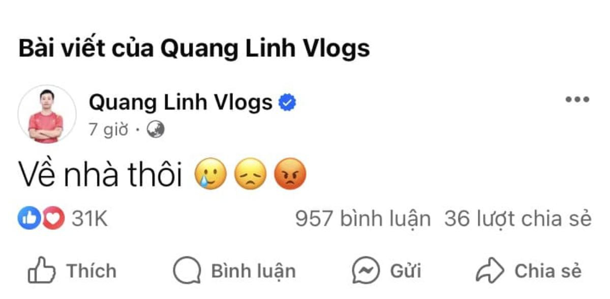 Động thái đầu tiên của Quang Linh Vlogs giữa nghi vấn Hằng Du Mục bị chồng đánh Ảnh 3