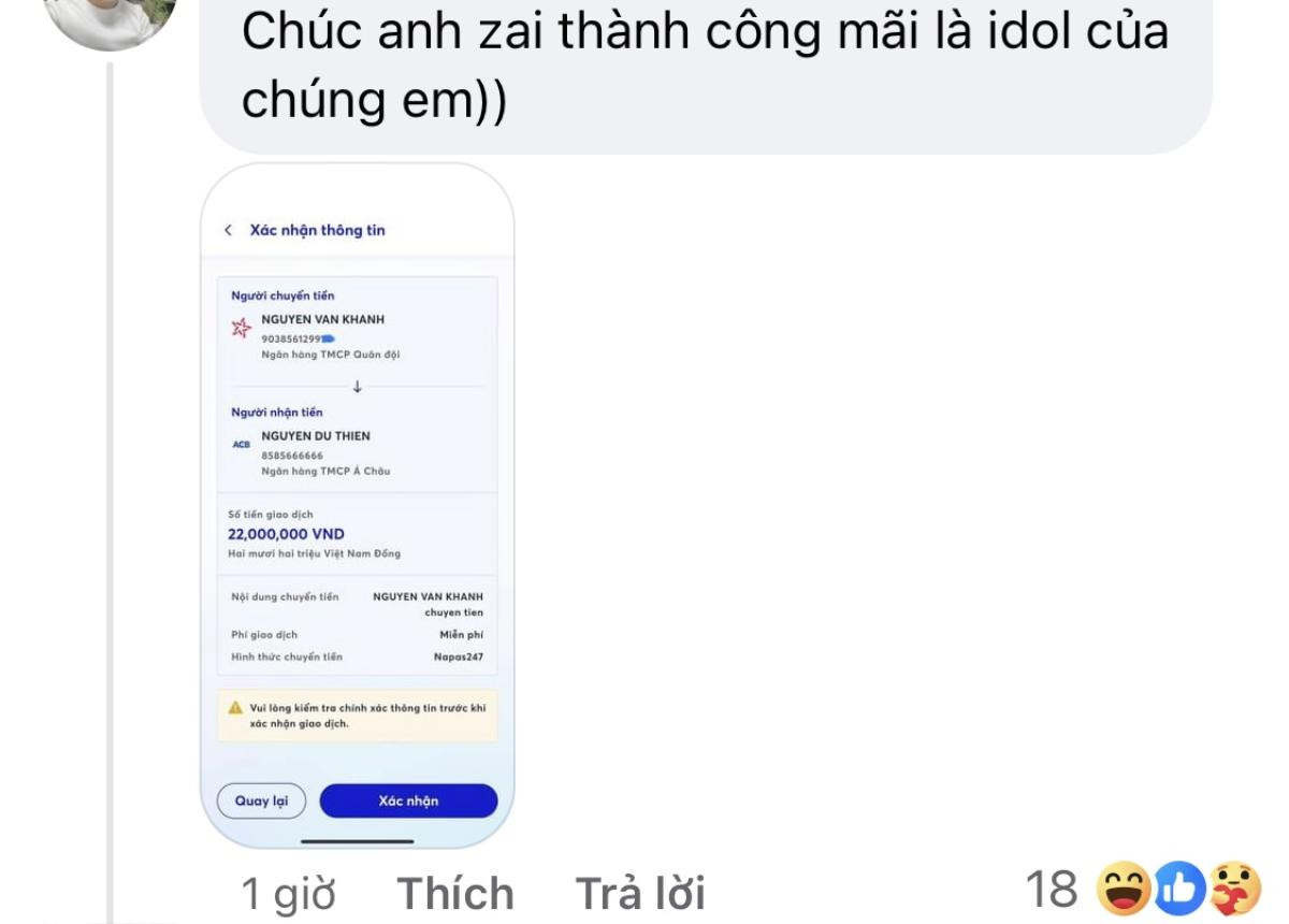 Nam ca sĩ được fan tặng tiền lớn mừng sinh nhật, hoá ra là một cú lừa Ảnh 3