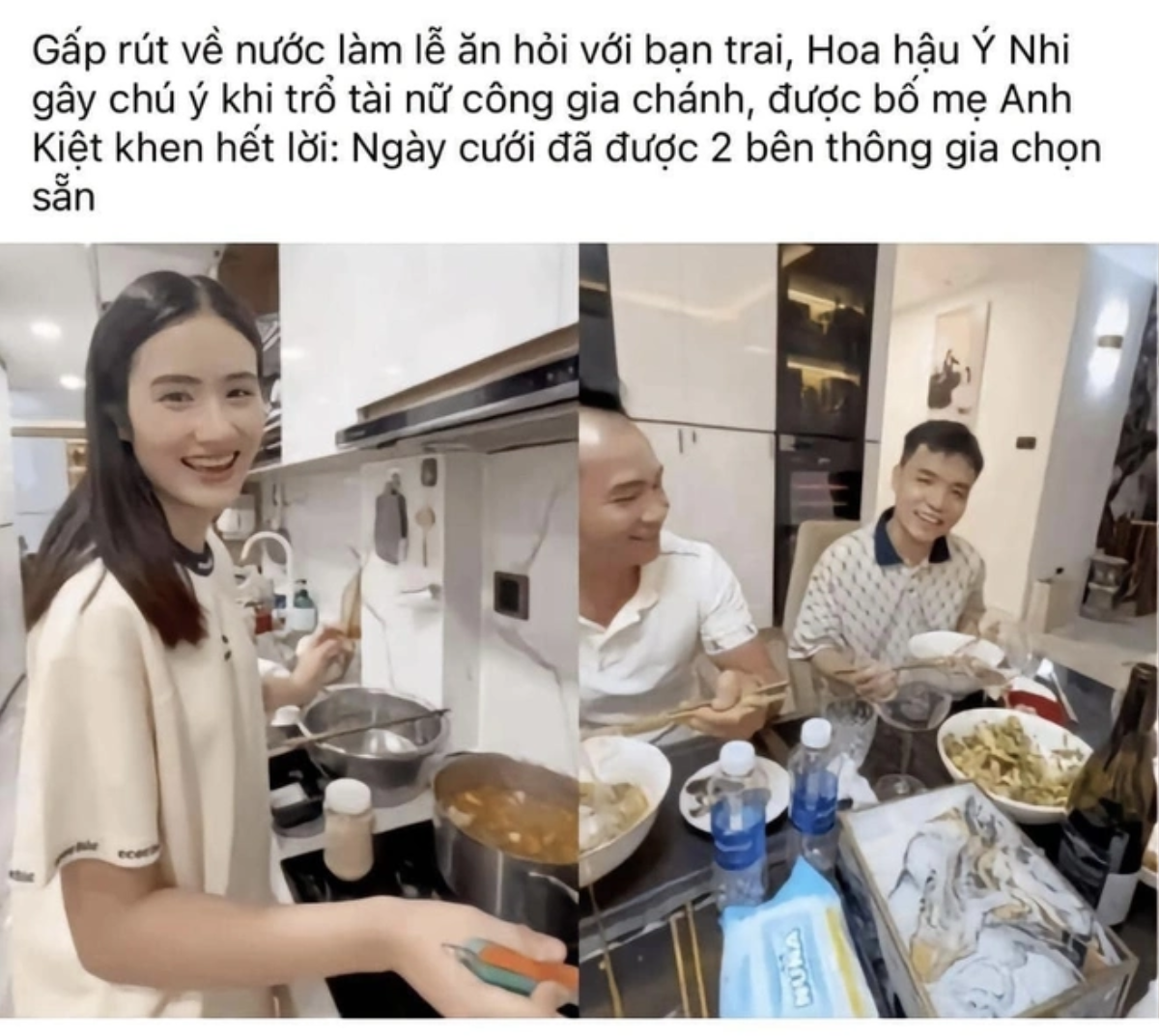 Rộ tin Hoa hậu Ý Nhi đã ấn định ngày cưới với bạn trai Ảnh 1