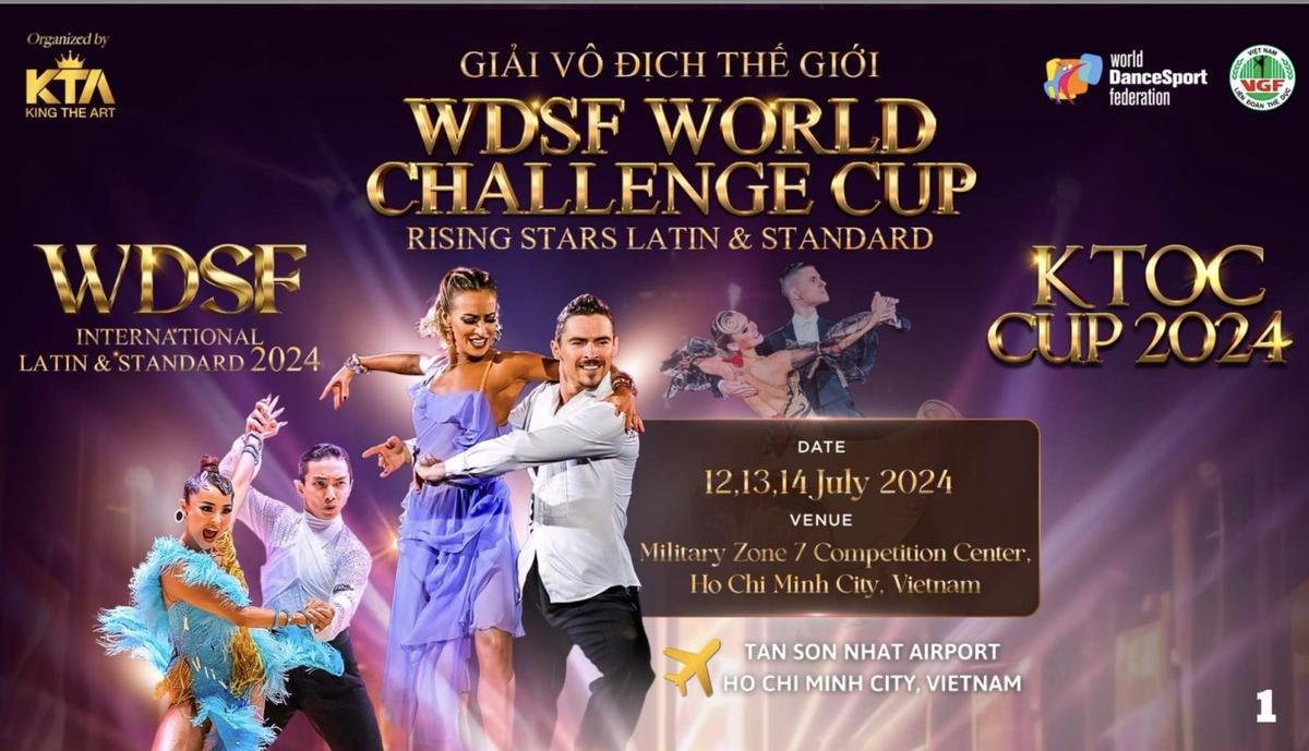 Giải vô địch thế giới WDSF WORLD CHALLENGE CUP lần đầu ở Việt Nam: Quy mô khủng cỡ nào? Ảnh 1