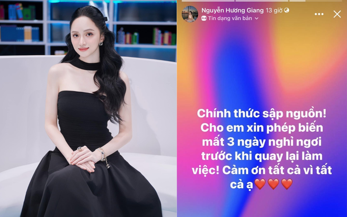 Hương Giang tuyên bố sẽ biến mất trong ba ngày, chuyện gì đây? Ảnh 1