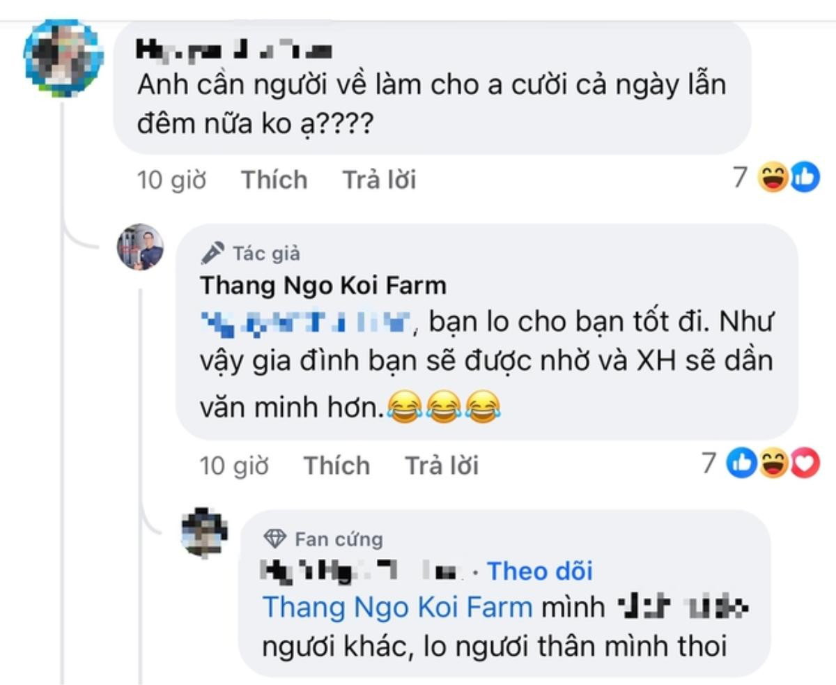 Được hỏi 'cần người làm cho anh cười ngày đêm không', vua cá Koi trả lời thế nào? Ảnh 2