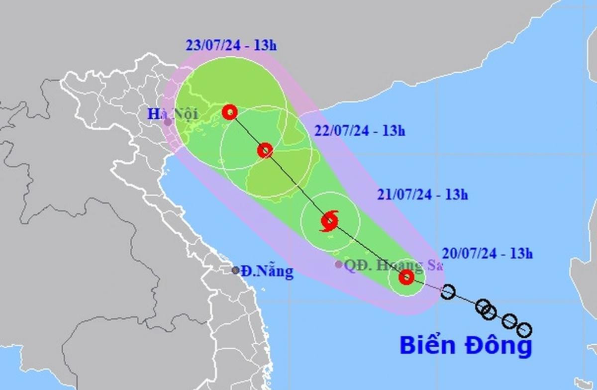 Áp thấp nhiệt đới hướng vào khu vực Vịnh Bắc Bộ Ảnh 1