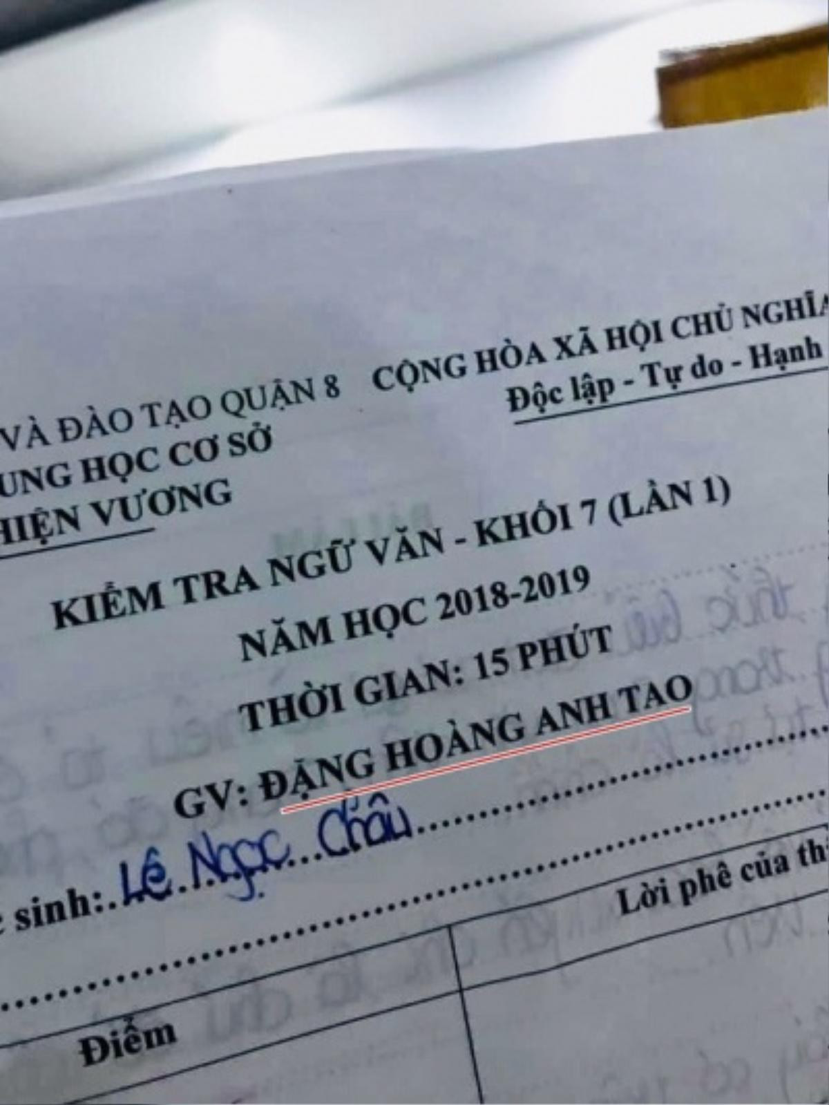 Thầy giáo dạy Văn sở hữu cái tên lạ kỳ đến khó tin Ảnh 1