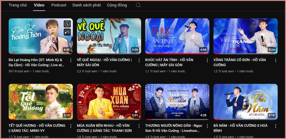 Hồ Văn Cường tiếp tục có video hát live triệu view Ảnh 3