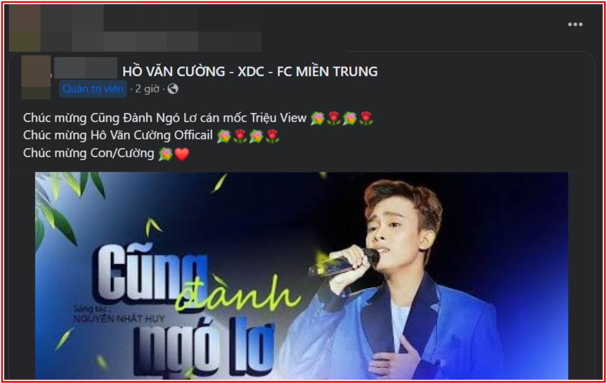 Hồ Văn Cường tiếp tục có video hát live triệu view Ảnh 2