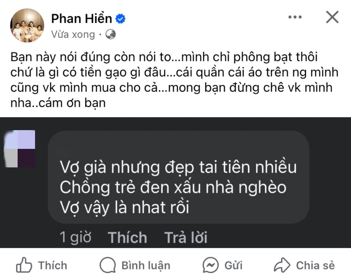 Phan Hiển bức xúc khi bị chê 'không xứng với Khánh Thi' Ảnh 1