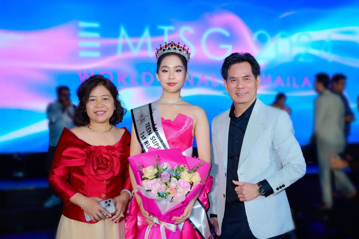 Người mẫu 17 tuổi đoạt giải Á hậu 1 Miss Teen Super Globe 2024 Ảnh 1