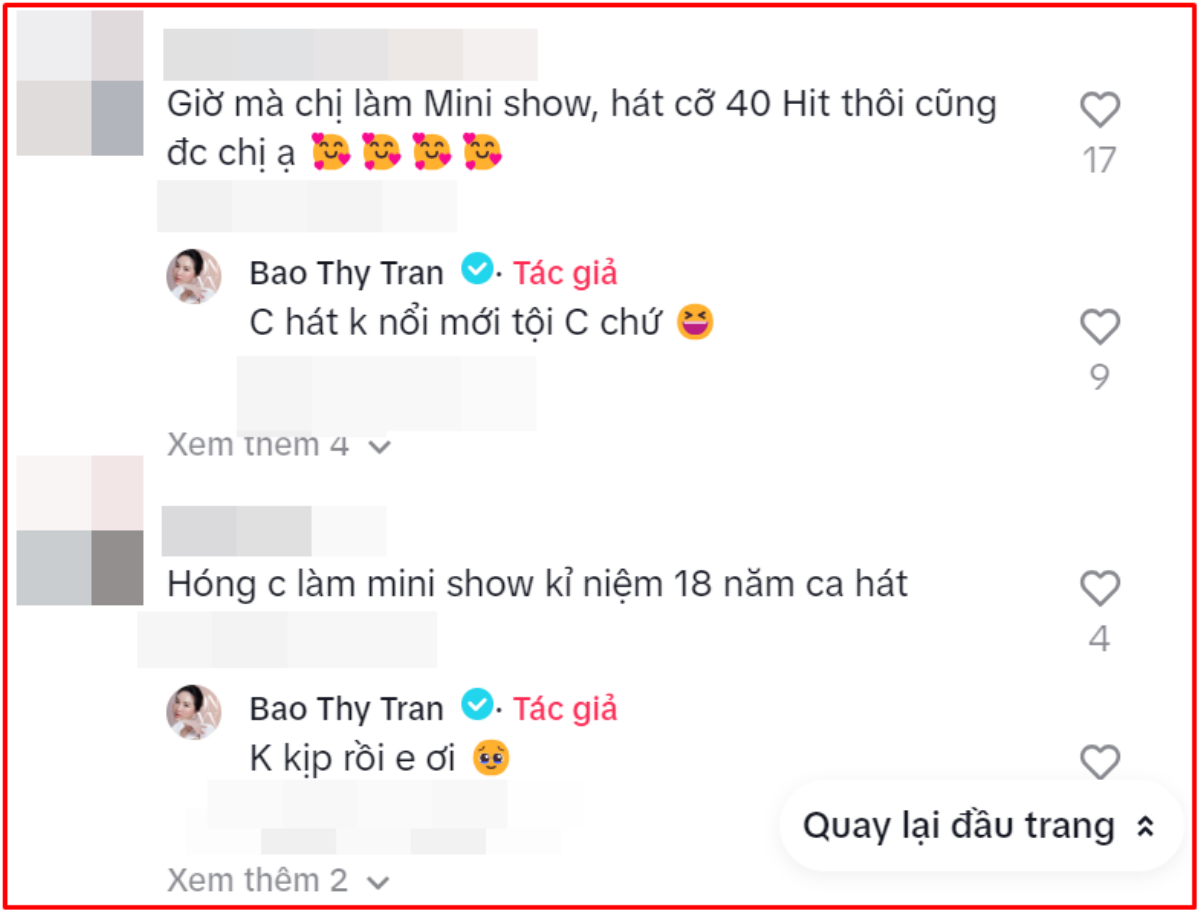 Fan yêu cầu làm show kỷ niệm sự nghiệp, Bảo Thy: 'Chị hát không nổi' Ảnh 2