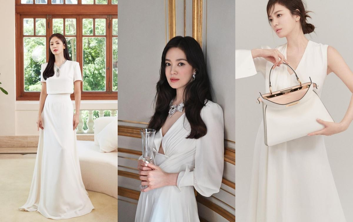 Song Hye Kyo lên ngôi 'nữ thần' nhờ gu thời trang một màu Ảnh 5