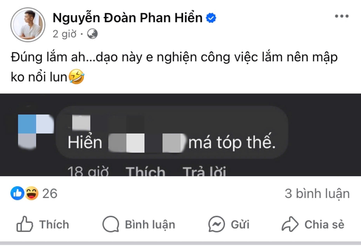 Bị 'soi' vóc dáng gầy gò, Phan Hiển ngay lập tức lên tiếng Ảnh 1