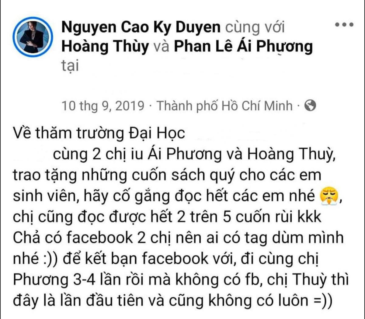 Mâu thuẫn phát ngôn 'không đọc hết cuốn sách nào' của Hoa hậu Kỳ Duyên Ảnh 1