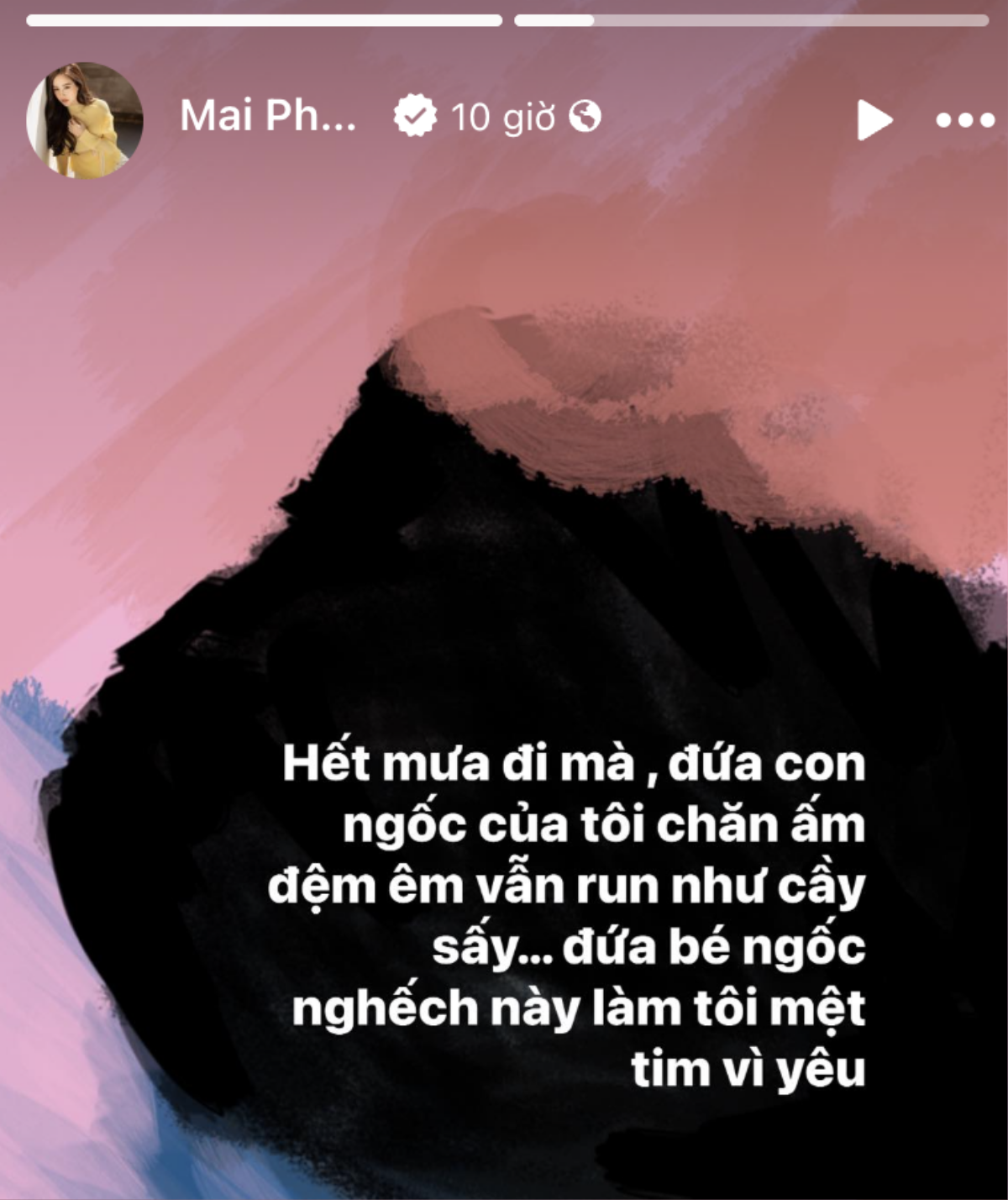 Mai Phương Thúy mệt tim vì lo lắng 'con' Ảnh 1