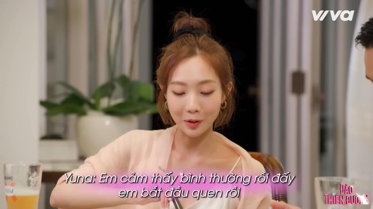 Mạnh Kiên - Yuna Vũ 'bế tắc' ở Đảo Thiên Đường từ món chả cá và cách xưng hô Ảnh 7