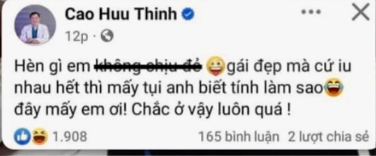 Phản ứng lạ của bác sĩ Thịnh, ám chỉ chuyện 'không chịu đẻ' giữa lúc rầm rộ Gil Lê yêu Xoài Non? Ảnh 1