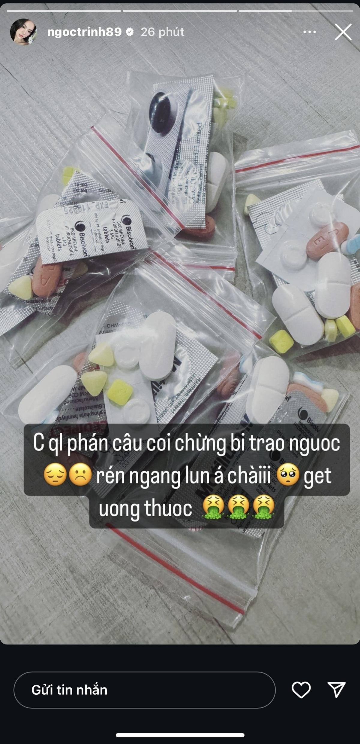 Ngọc Trinh gặp vấn đề sức khoẻ Ảnh 1