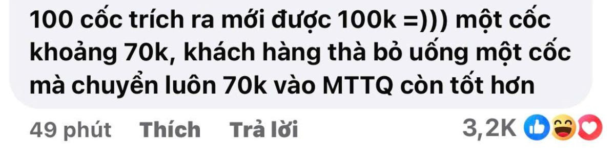 Thương hiệu đồ uống gây bức xúc vì đóng góp 1.000đ/ ly nước bán ra để ủng hộ khắc phục sau bão Ảnh 5