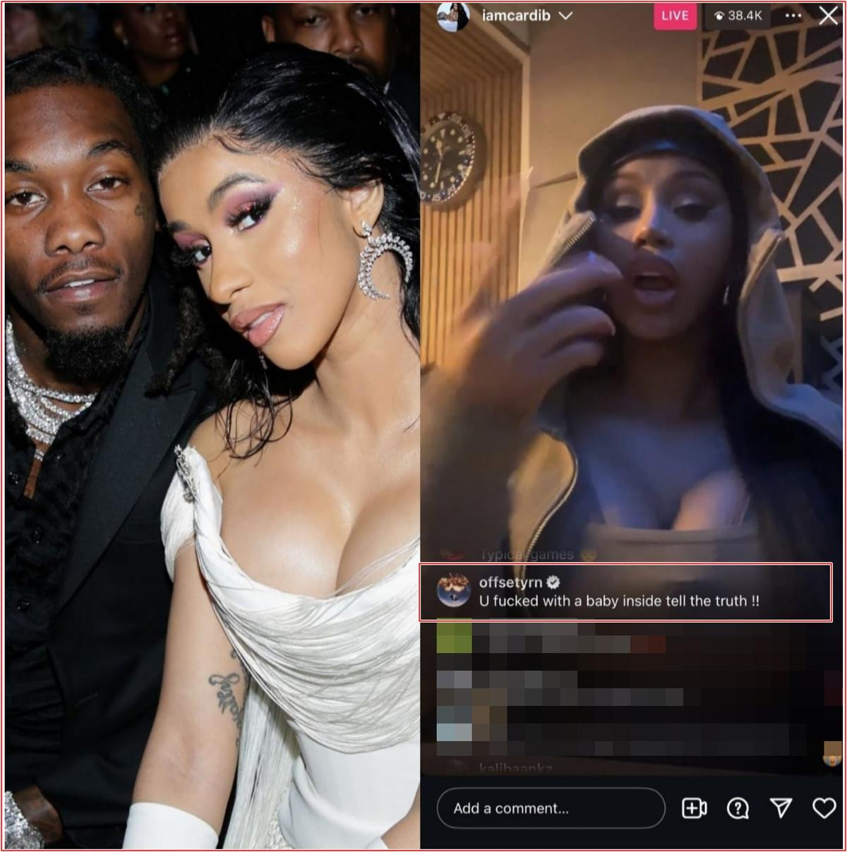 Cardi B bị chồng 'vạch trần' chuyện ngoại tình trong lúc đang mang thai con thứ 3 Ảnh 1