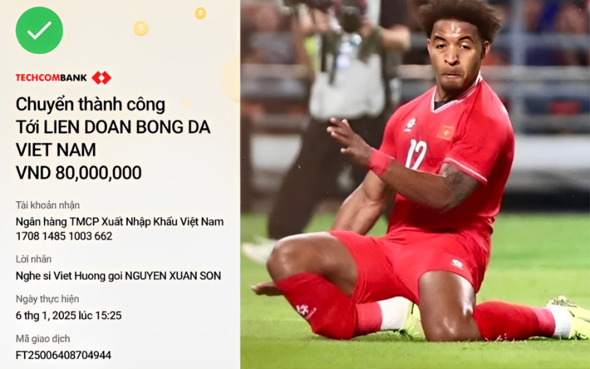 Hé lộ số tiền Việt Hương tặng Nguyễn Xuân Son sau khi vô địch ASEAN Cup 2024 Ảnh 2