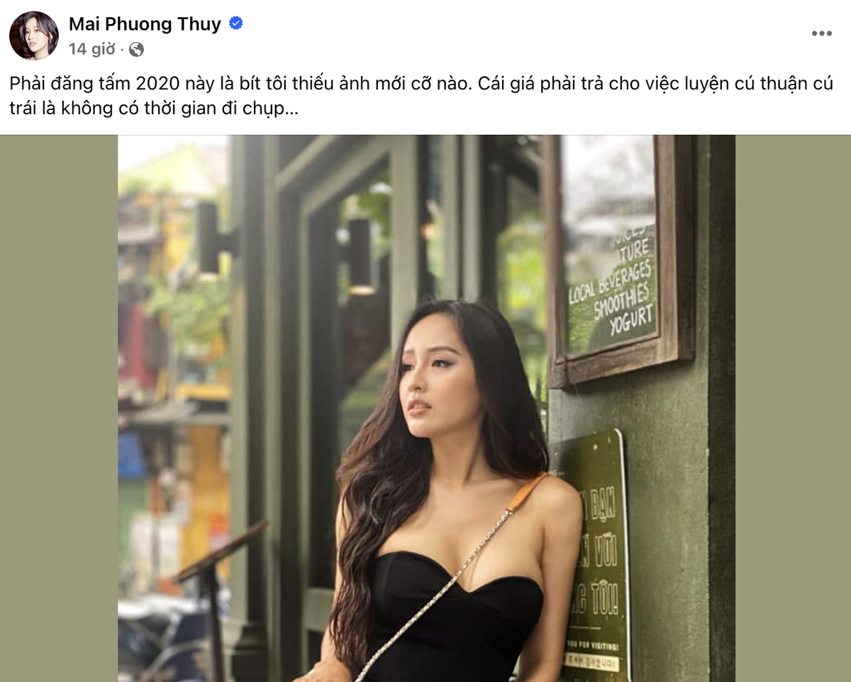 Mai Phương Thúy lên tiếng chuyện chỉ đăng toàn ảnh cũ, lý do gây ngỡ ngàng Ảnh 1