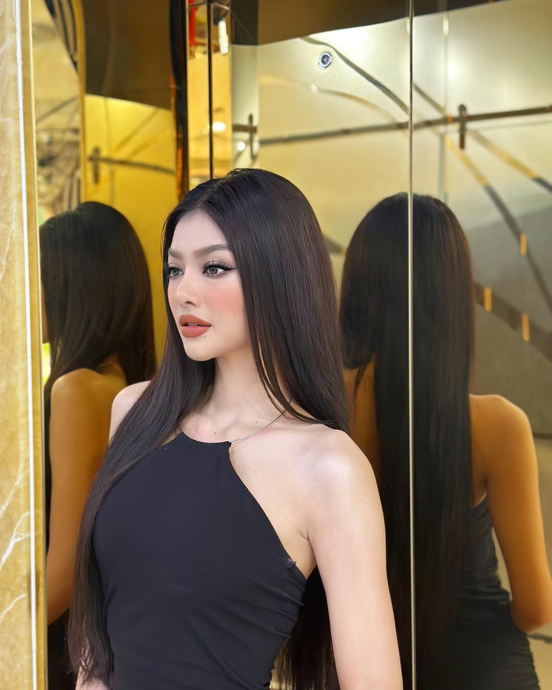 Á hậu Kiều Loan luôn chọn cách im lặng trước thông tin hẹn hò, mang thai hay sinh con đầu lòng. (Ảnh: Instagram nhân vật)